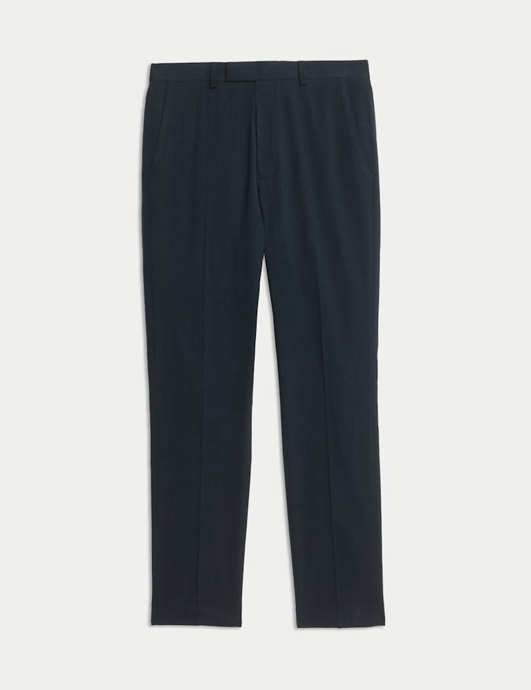 3 Piece Tailored Fit Italian Performance Linen Blend Suit 3 of 9