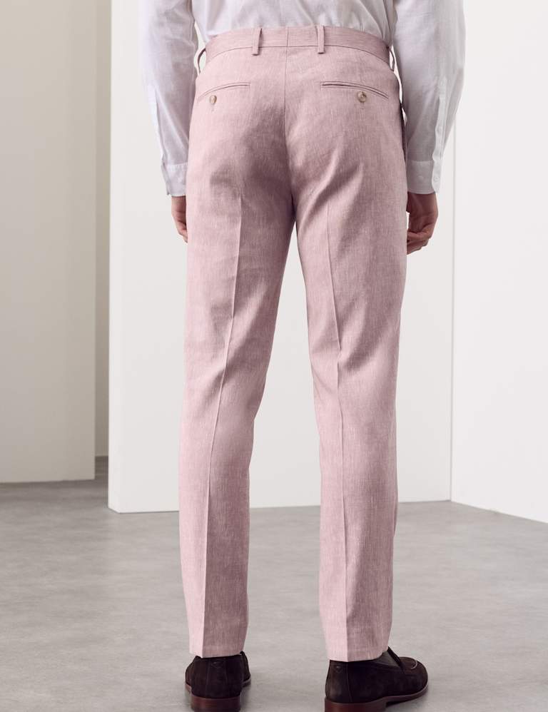 2 Piece Tailored Fit Italian Performance Linen Blend Suit 6 of 6
