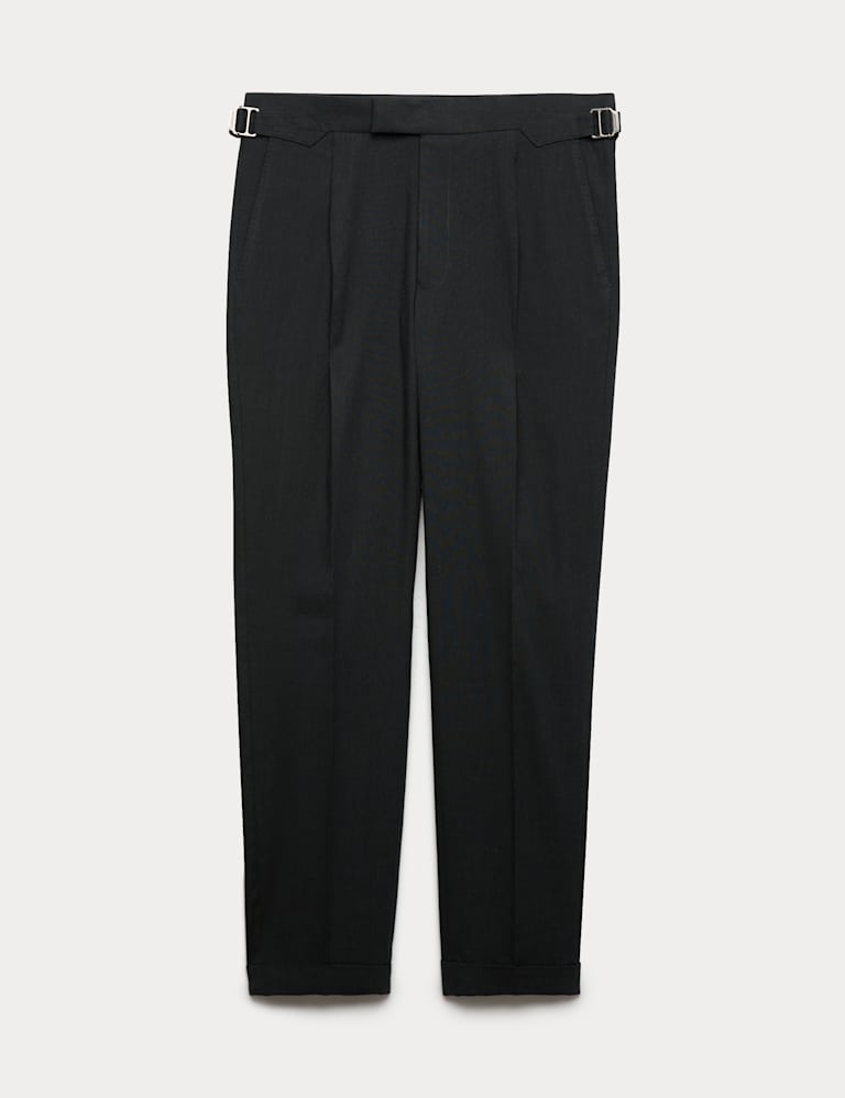 3 Piece Tailored Fit Italian Performance Linen Blend Suit 3 of 6