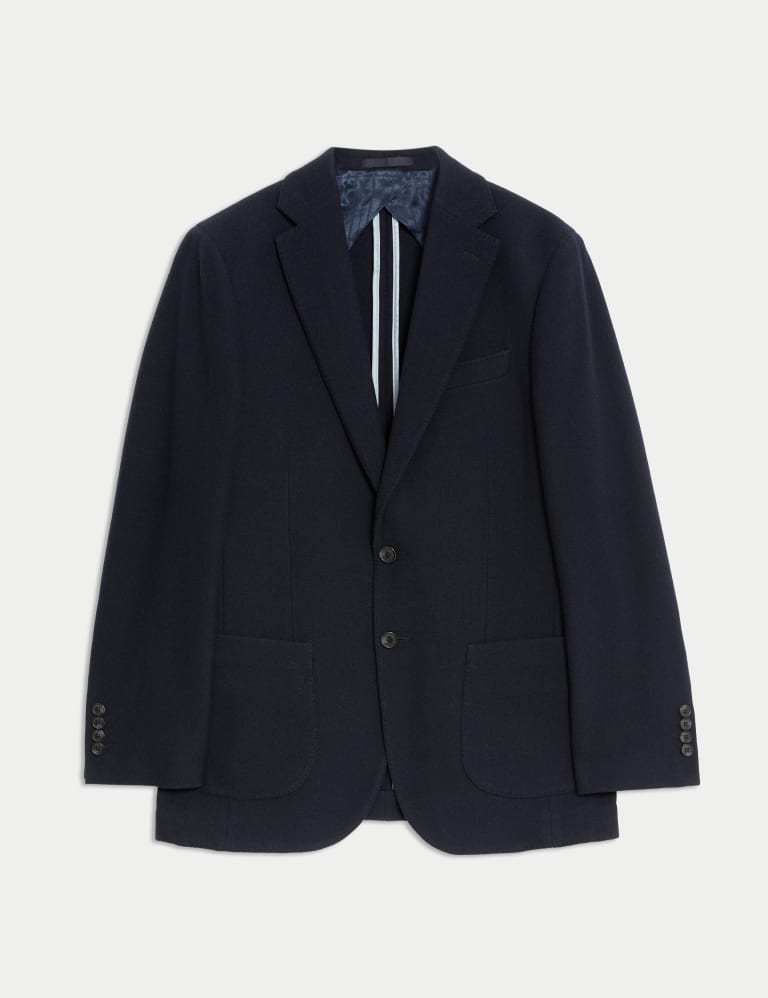 Tailored Fit Italian Wool Rich Twill Blazer JAEGER M S IE