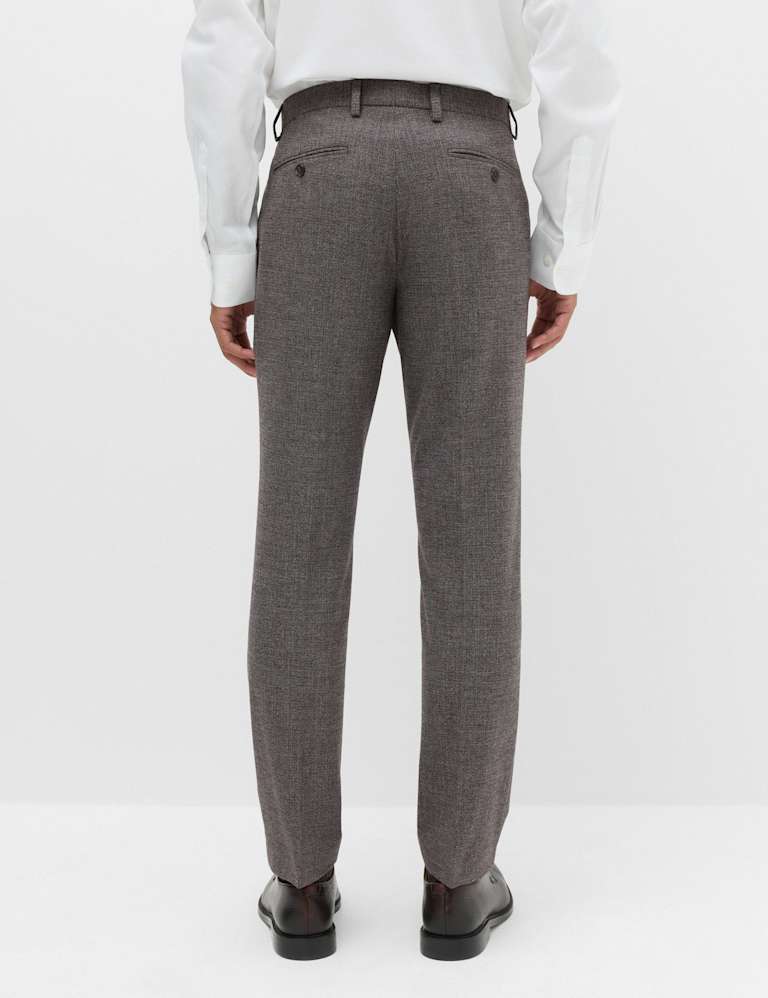 2 Piece Tailored Fit Micro Check Suit 6 of 6