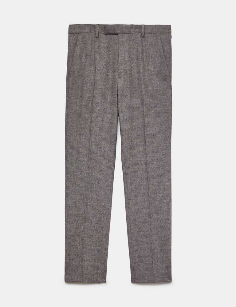 2 Piece Tailored Fit Micro Check Suit 3 of 6