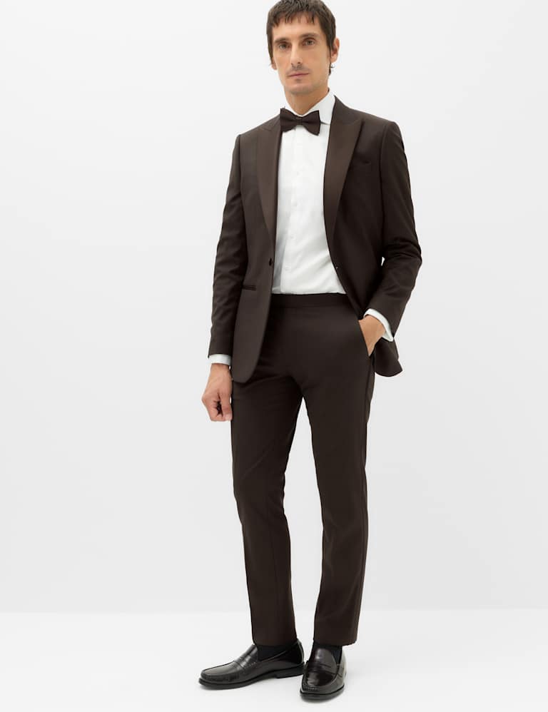 2 Piece Tailored Fit Stretch Tux Suit 5 of 6