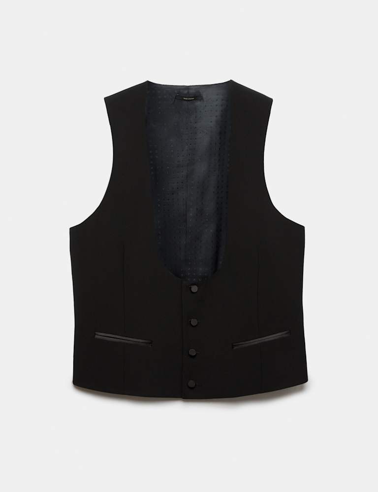 3 Piece Tailored Fit Performance Tuxedo Suit 4 of 9