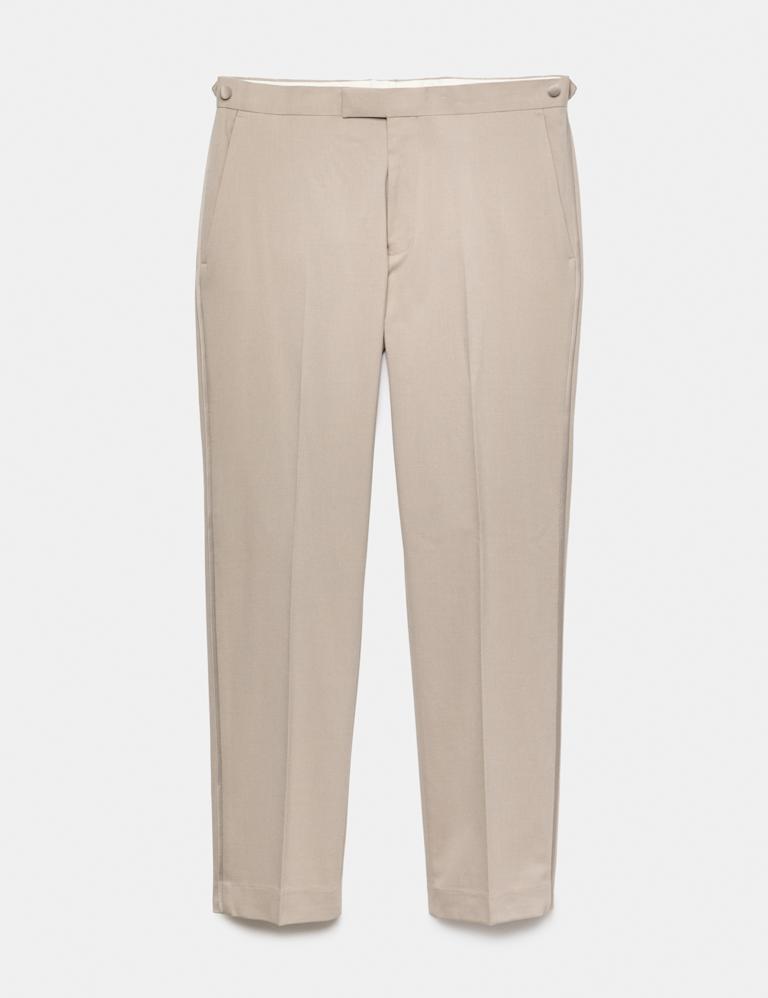2 Piece Tailored Fit Peak Lapel Tuxedo Suit 3 of 6