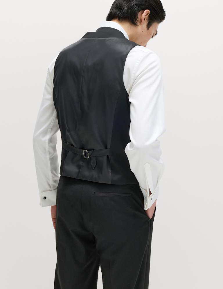 3 Piece Slim Fit Ultimate Velvet Lapel Tuxedo Suit 7 of 9