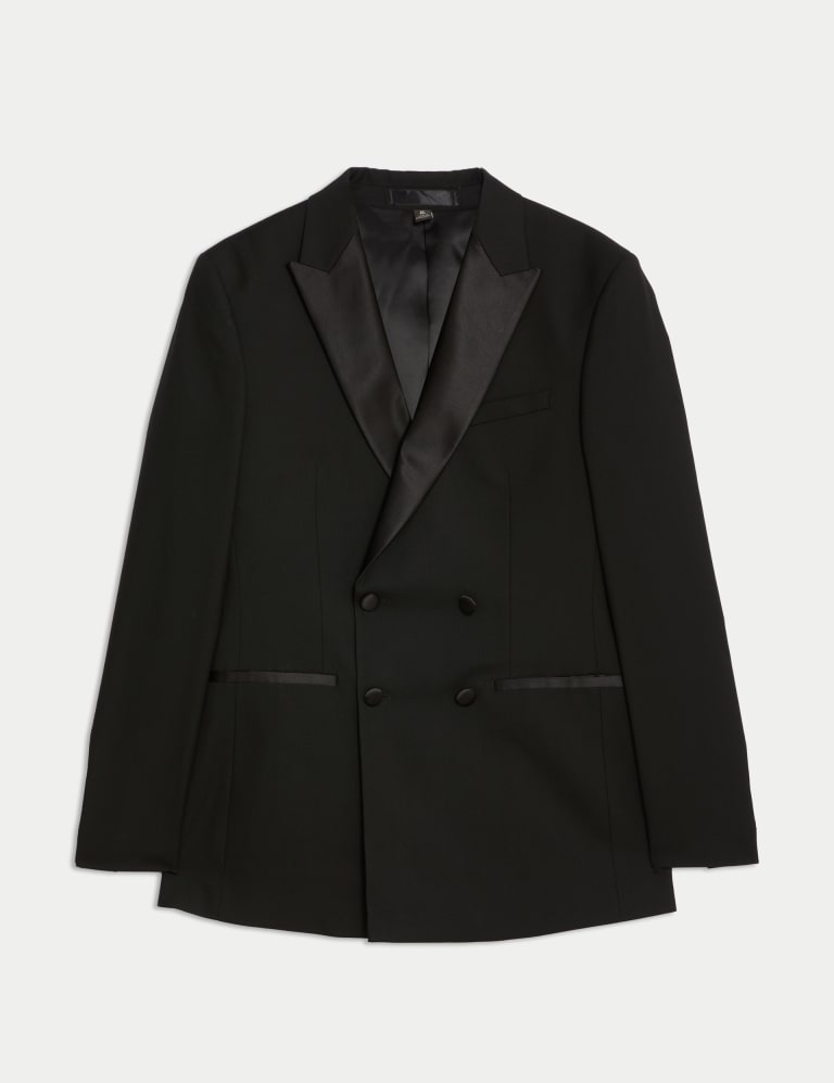 3 Piece Slim Fit Double Breasted Tuxedo Suit 2 of 9