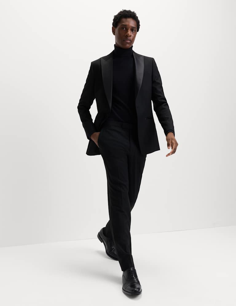 2 Piece Slim Fit Stretch Tuxedo Suit 5 of 6