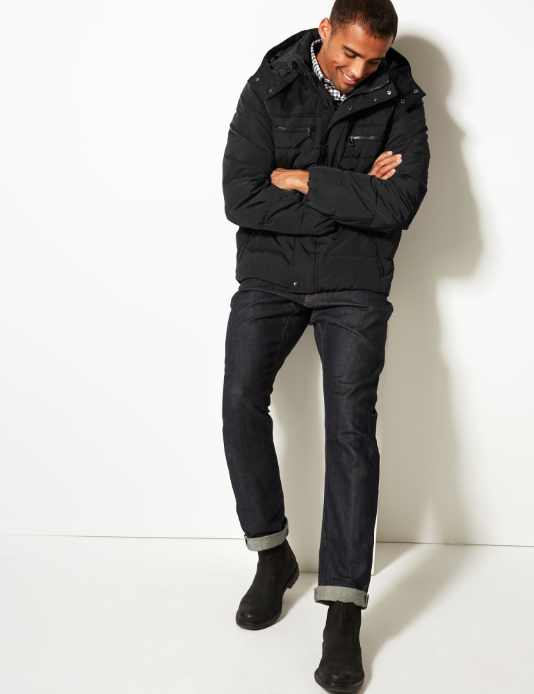 Blue harbour down & feather parka with stormwear on sale