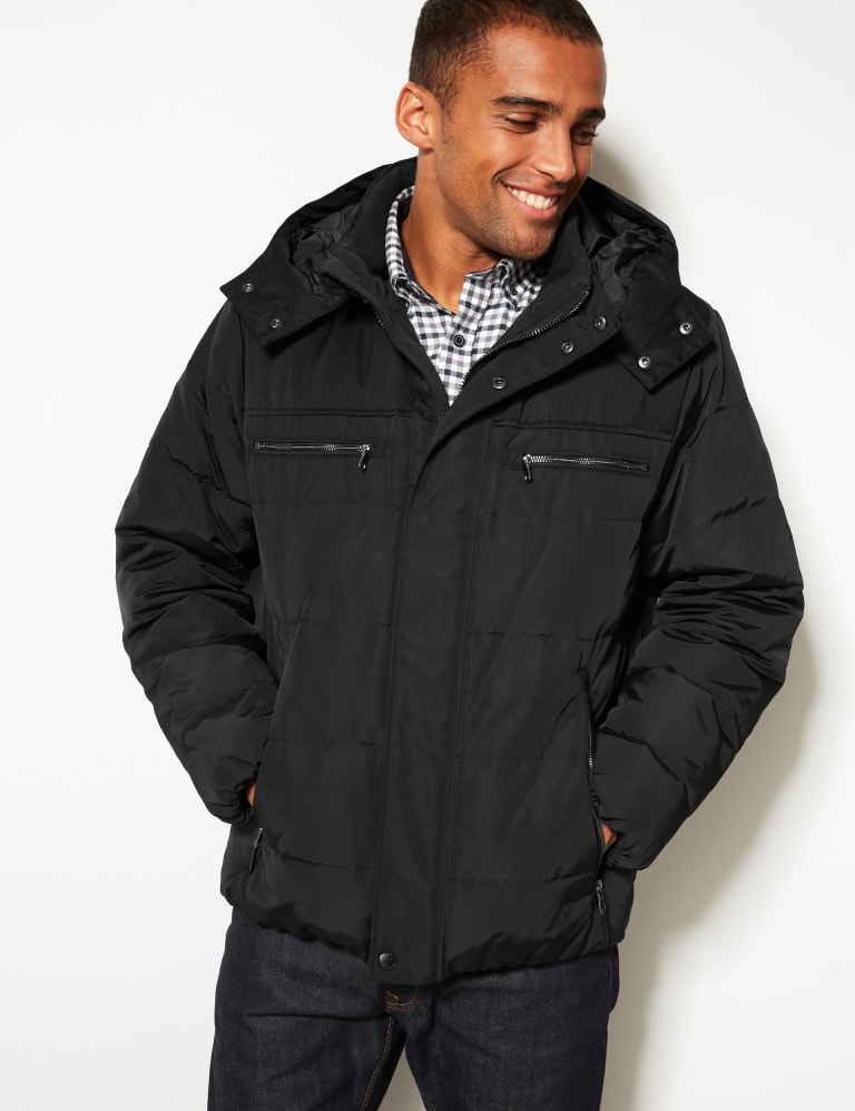 Blue harbour down & feather parka with stormwear sale