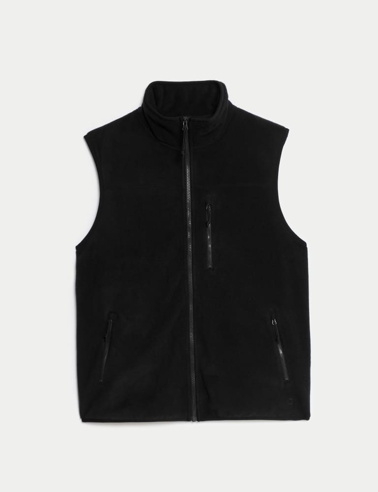 Funnel Neck Fleece Gilet 1 of 2