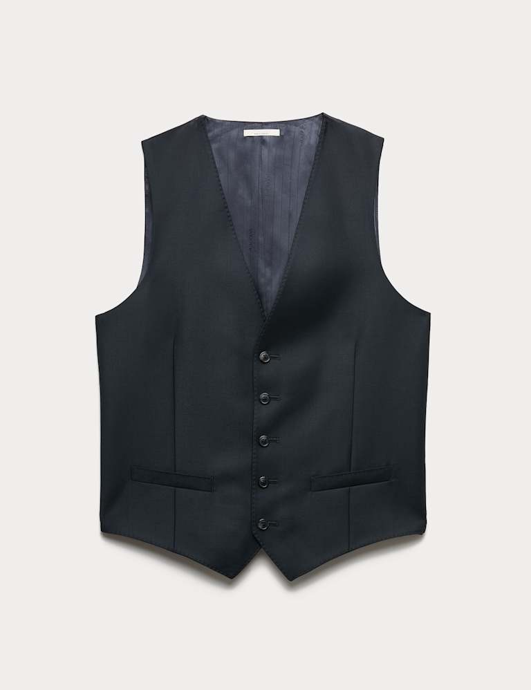 3 Piece Tailored Fit Pure Wool Suit 4 of 9