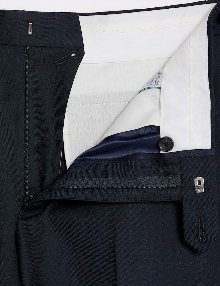 3 Piece Tailored Fit Pure Wool Suit 6 of 9