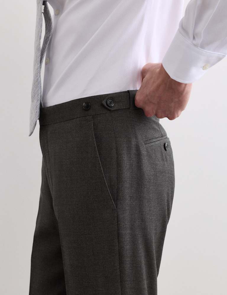 3 Piece Tailored Fit Pure Wool Suit 6 of 9