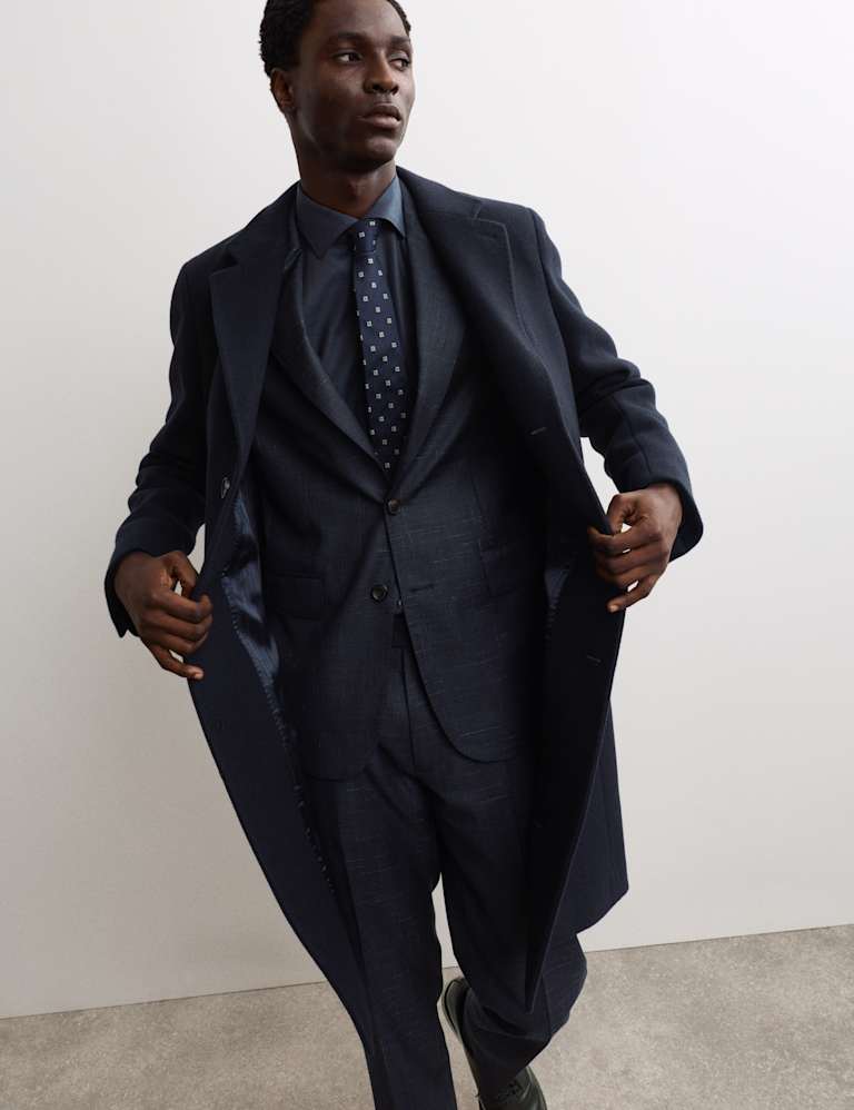 2 Piece Tailored Fit Wool Rich Suit 4 of 6