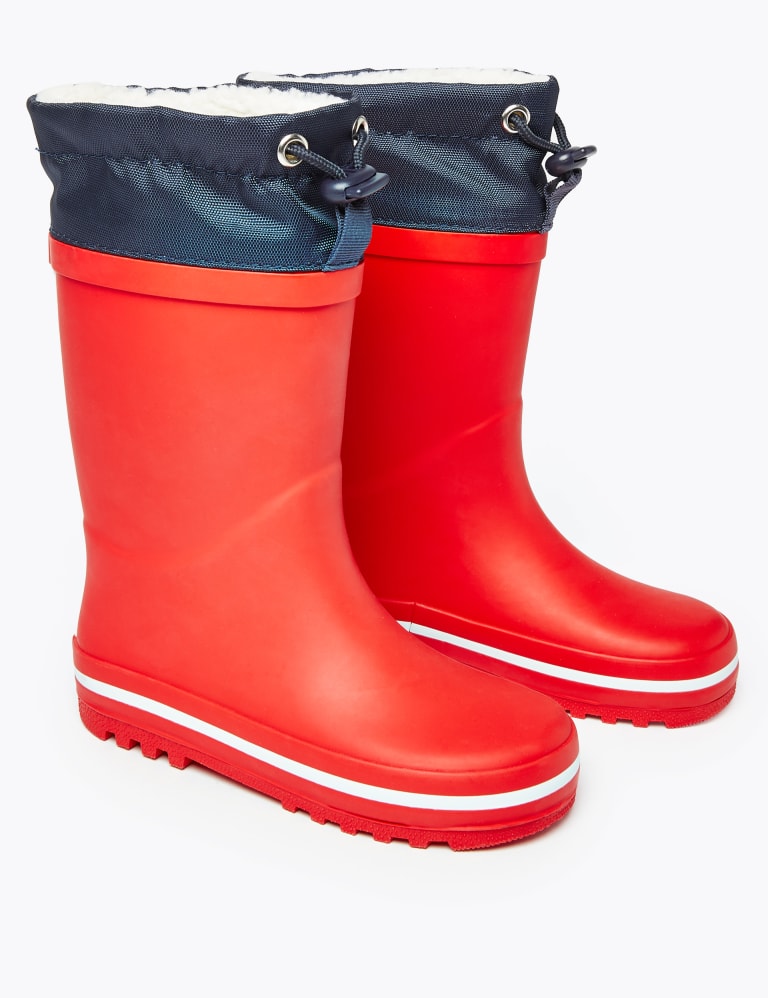 Kids Drawstring Cuff Wellies 5 Small 12 Small M S IE