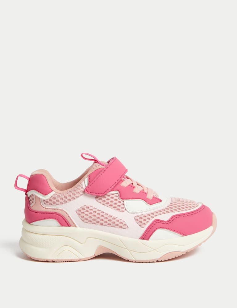 Kids' Chunky Riptape Trainers (4 Small - 2 Large) 1 of 4