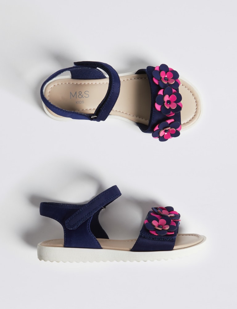 Floral footbed sandals discount