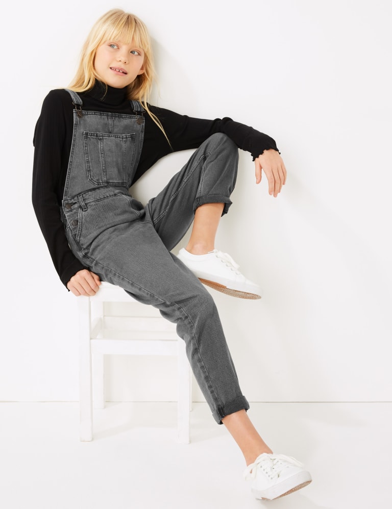 Cotton Denim Dungarees 6 16 Years M S IE