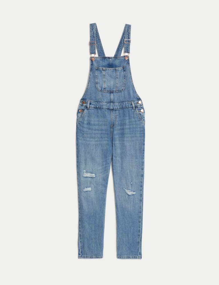 Denim Ripped Dungarees 6 16 Yrs M S Collection M S