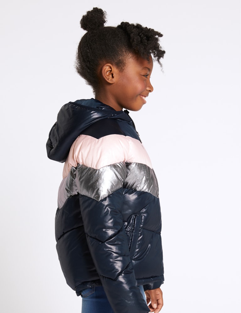 Colour Block Padded Jacket 3 16 Years M S IE