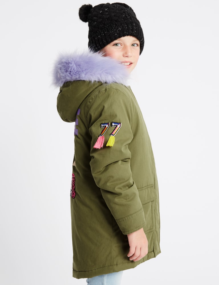 Cotton Blend Parka Coat 3 10 Years M S IE