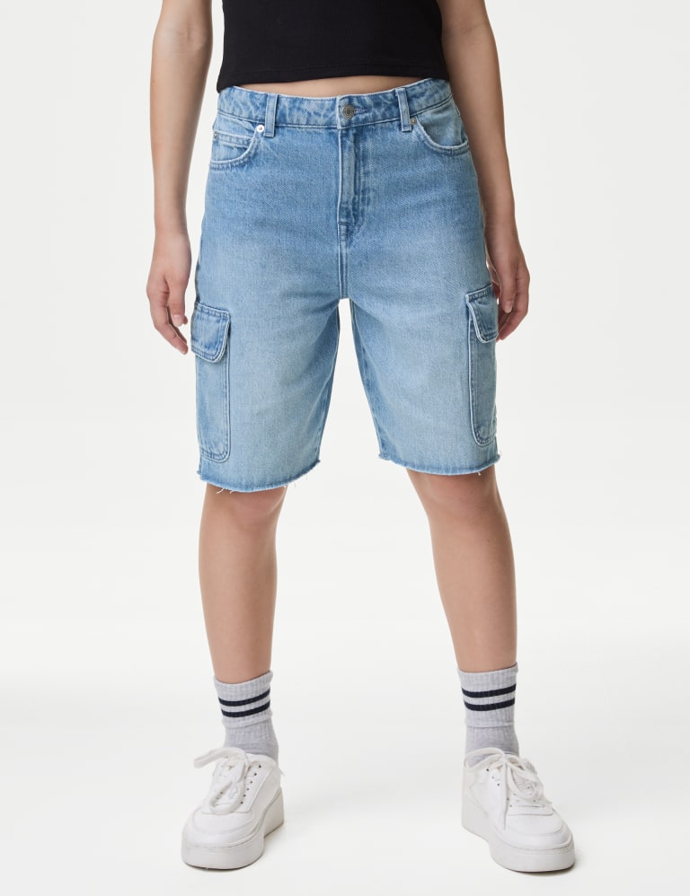 Denim Cargo Shorts (6-16 Yrs) 4 of 5