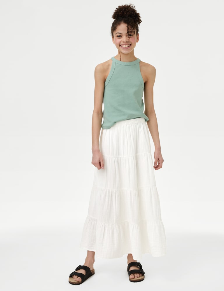 Elasticated waist skirt marks and spencer clearance