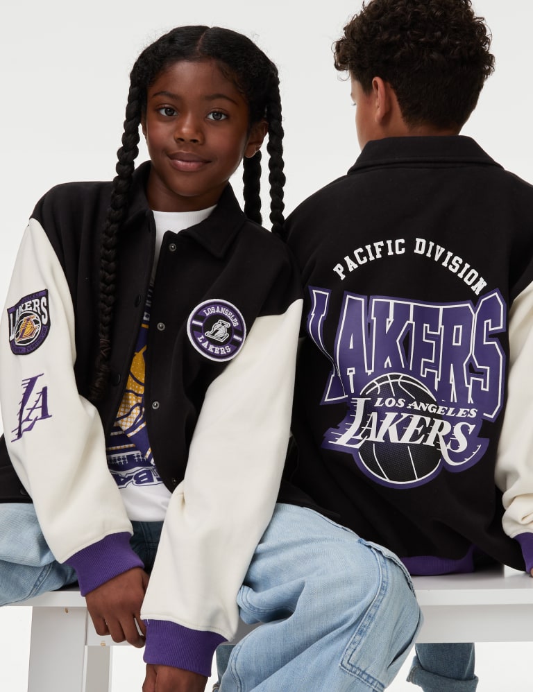 NBA LA Lakers Bomber Jacket (6-16 Yrs) 1 of 8