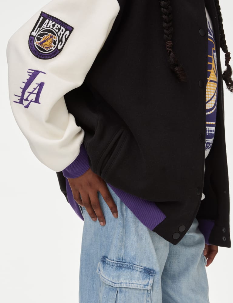 NBA LA Lakers Bomber Jacket (6-16 Yrs) 6 of 8