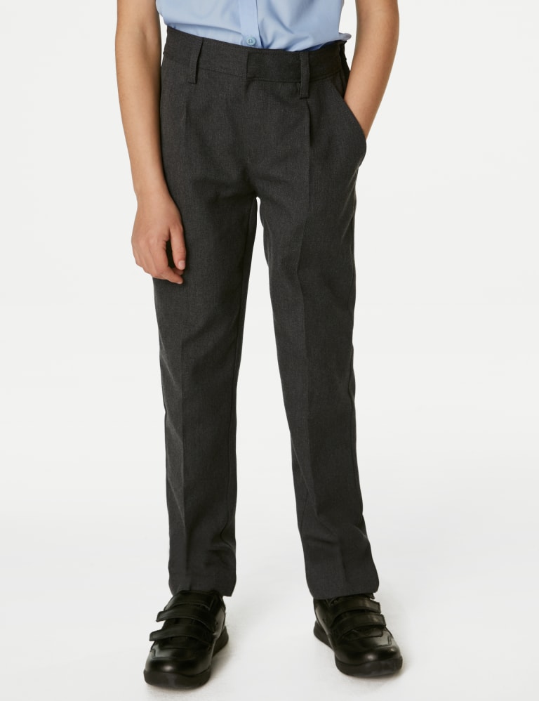 Boys cargo school trousers clearance
