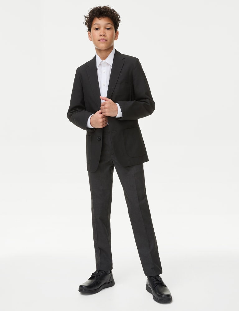 Senior Boys School Slim Fit Blazer (9-18 Yrs) 3 of 6