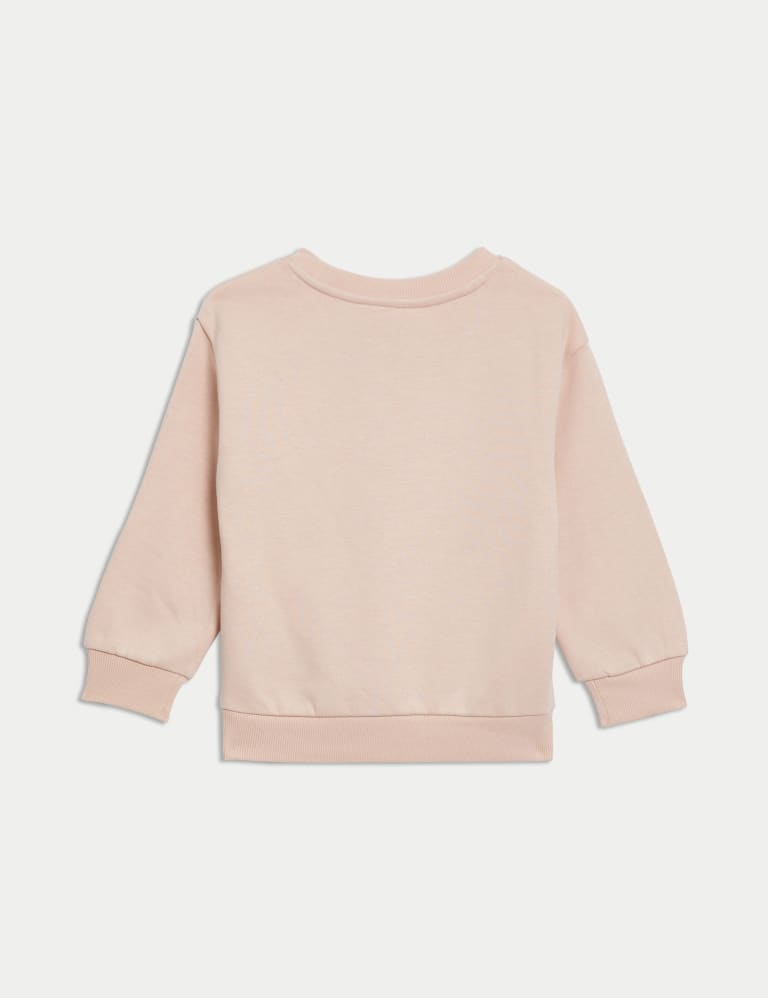 Cotton Rich Plain Sweatshirt (2-8 Yrs) 3 of 3