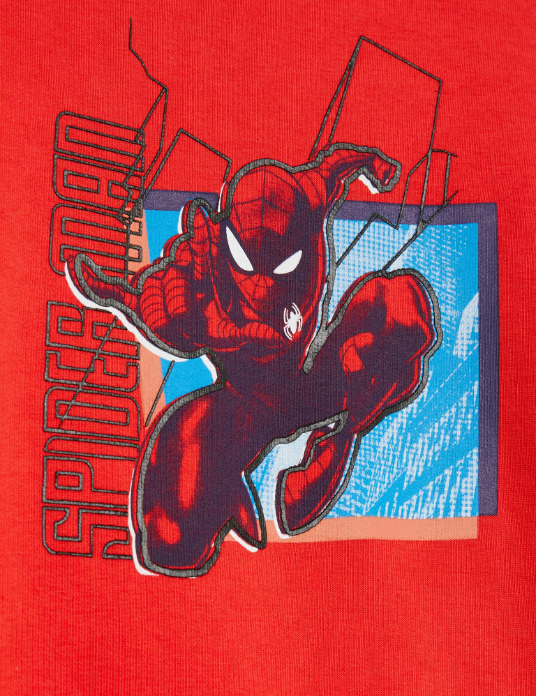 Cotton Rich Spider-Man™ Graphic Sweatshirt (2-8 Yrs) 5 of 6