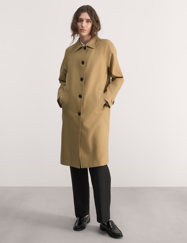 Pure Cotton Mac | JAEGER | M&S