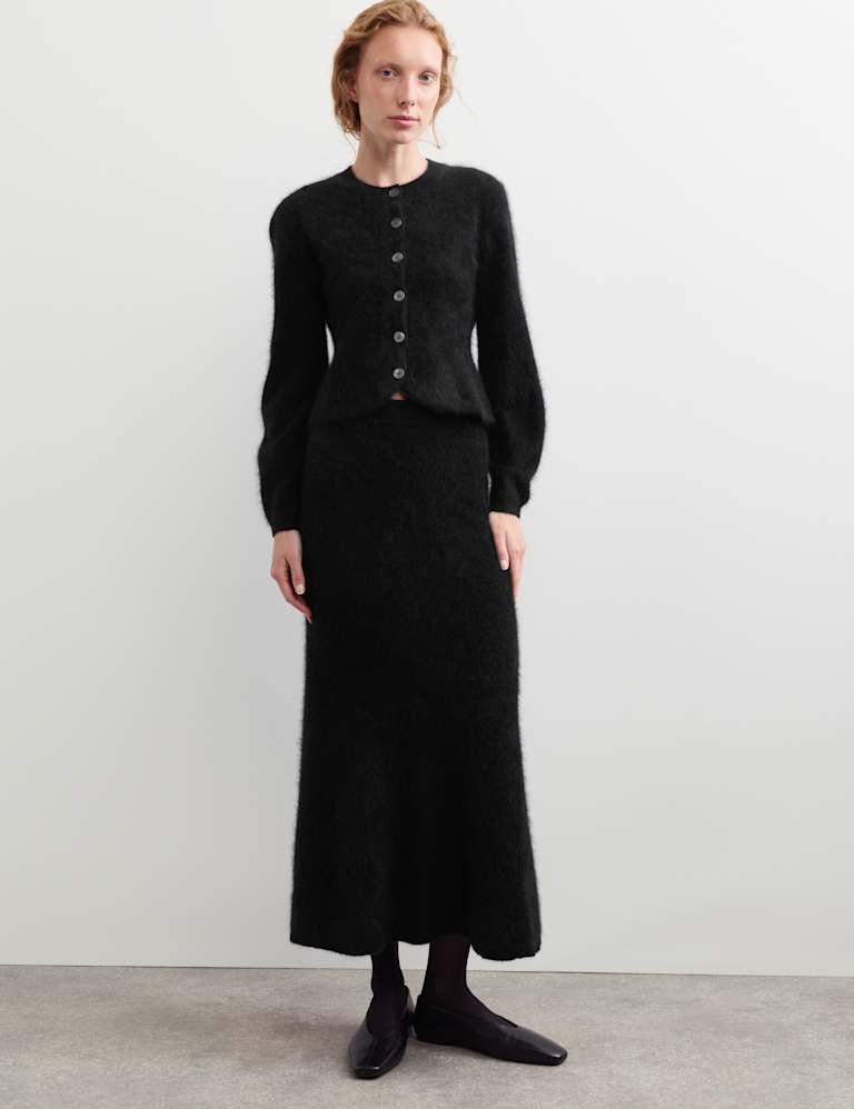 Cashmere Cardigan & Skirt Set 5 of 6