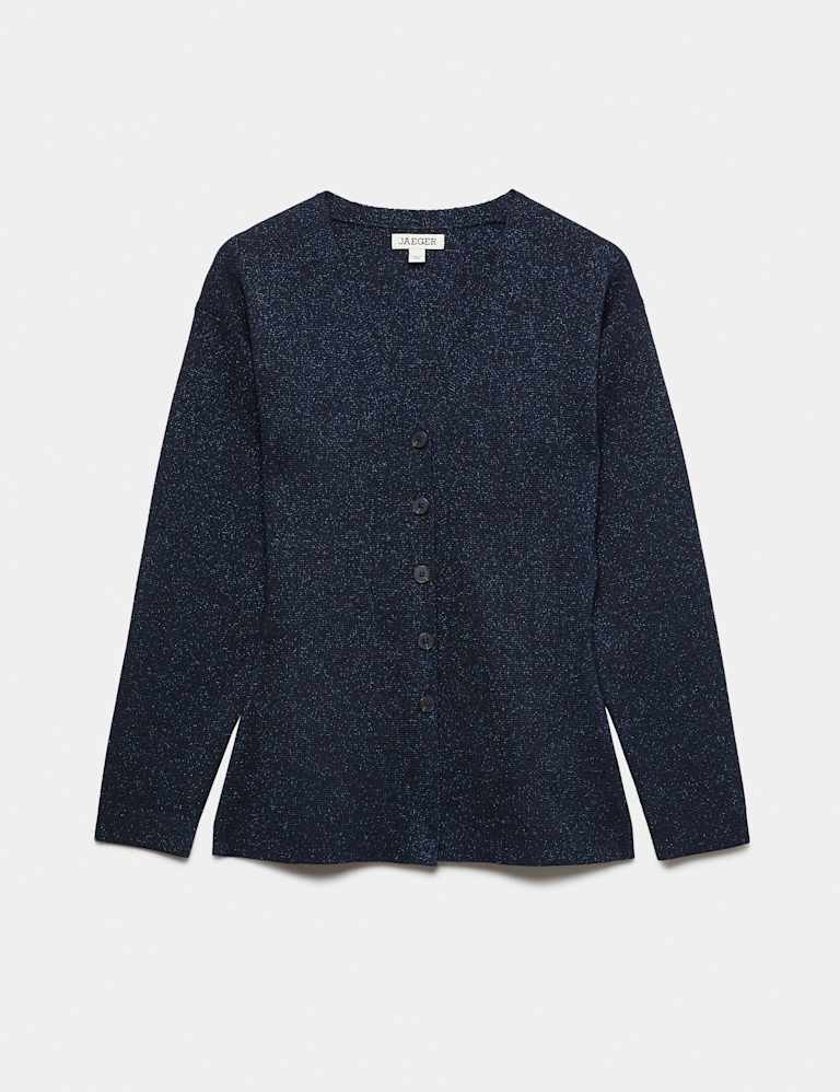 Merino Lurex Cardigan & Skirt Set 1 of 3