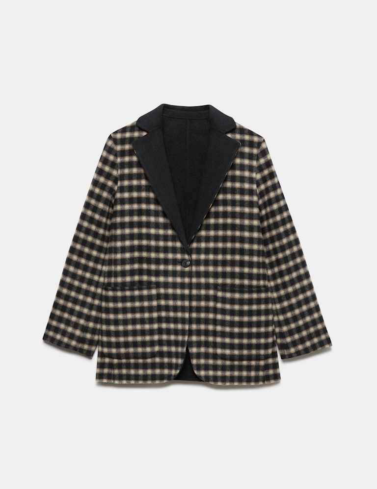 Checked Jacket & Skirt Set 1 of 6