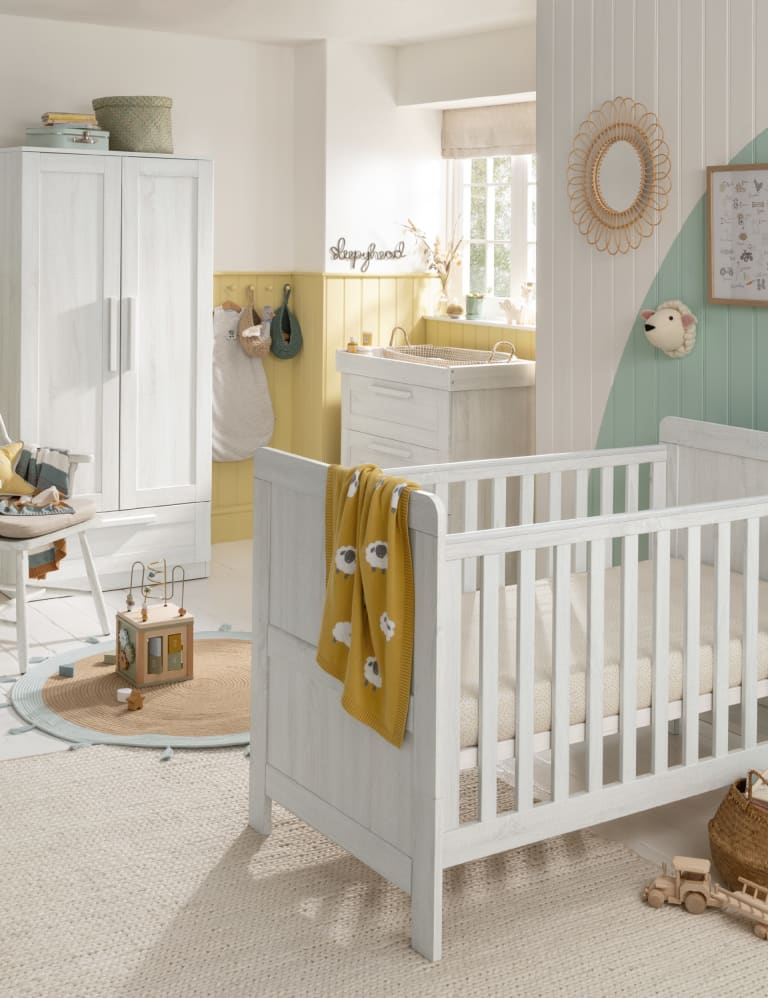 Atlas 3 Piece Cotbed Range with Dresser and Wardrobe