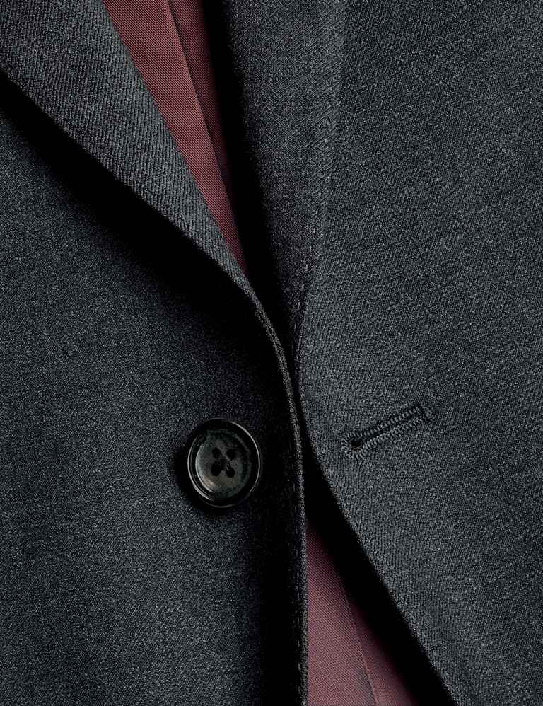 Slim Fit Pure Wool Twill Suit 4 of 5