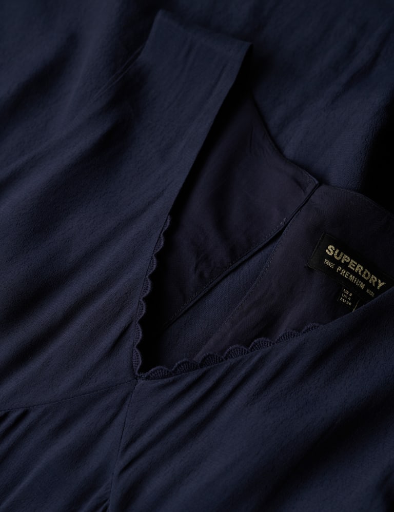 V-Neck Mini Tea Dress | Superdry | M&S 