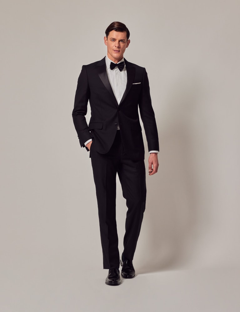 Slim Fit Pure Wool Tuxedo Suit 2 of 6