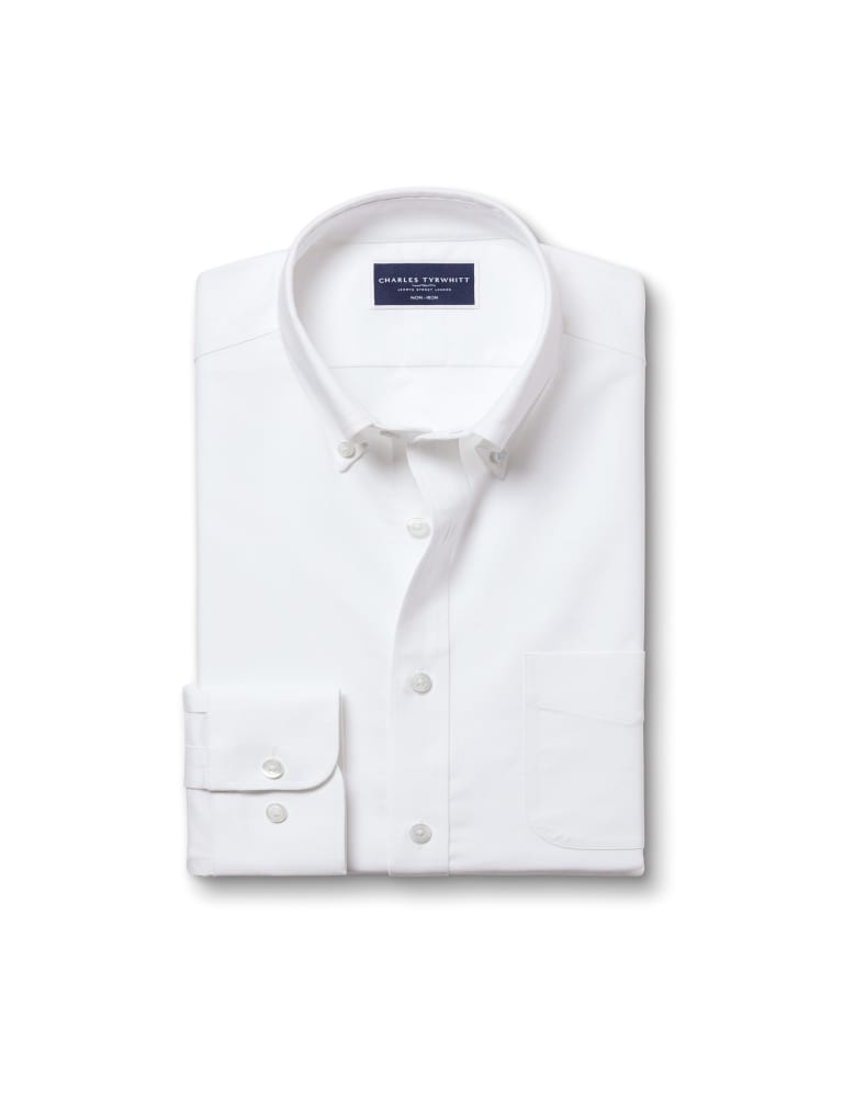 Non Iron Cotton Rich Oxford Shirt 2 of 7