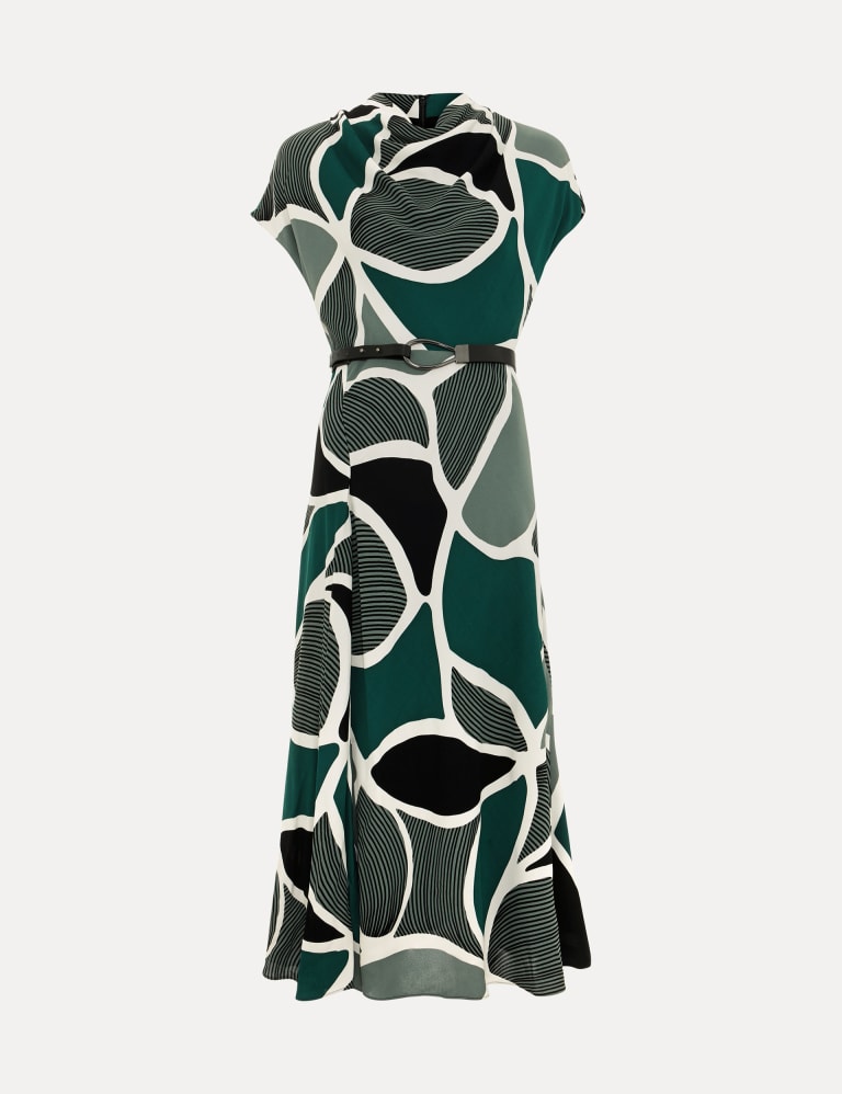 Floral Cowl Neck Belted Midi Dress | Phase Eight | M&S 