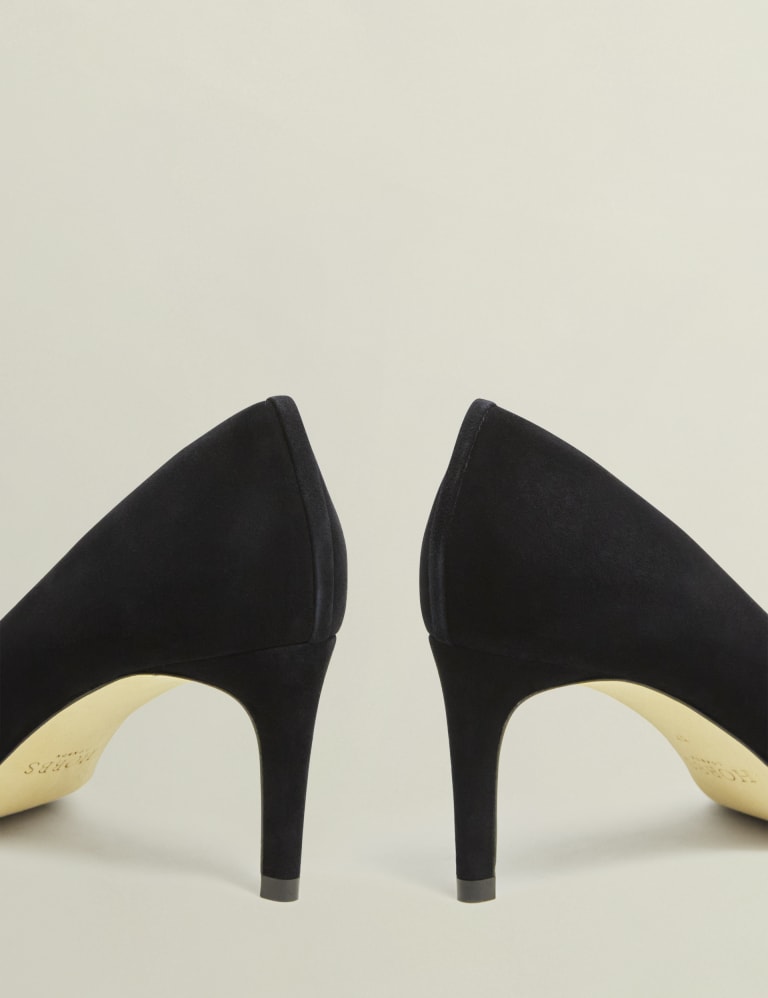 Suede Stiletto Heel Court Shoes 5 of 6