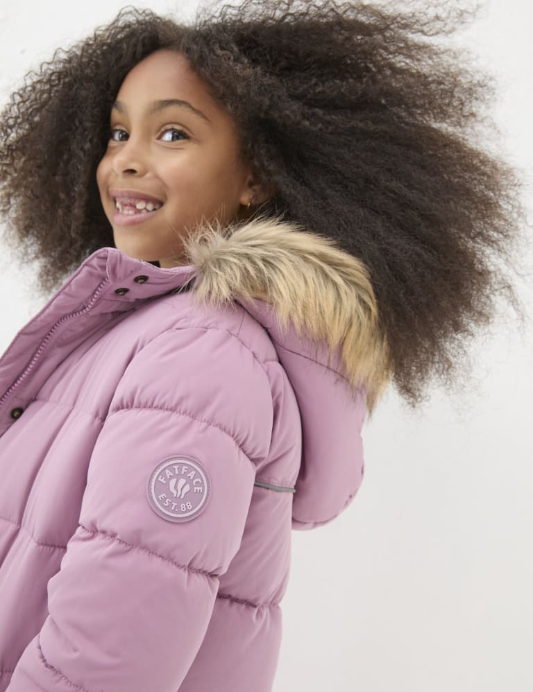 Hooded Padded Longline Jacket (3-13 Yrs) 5 of 6