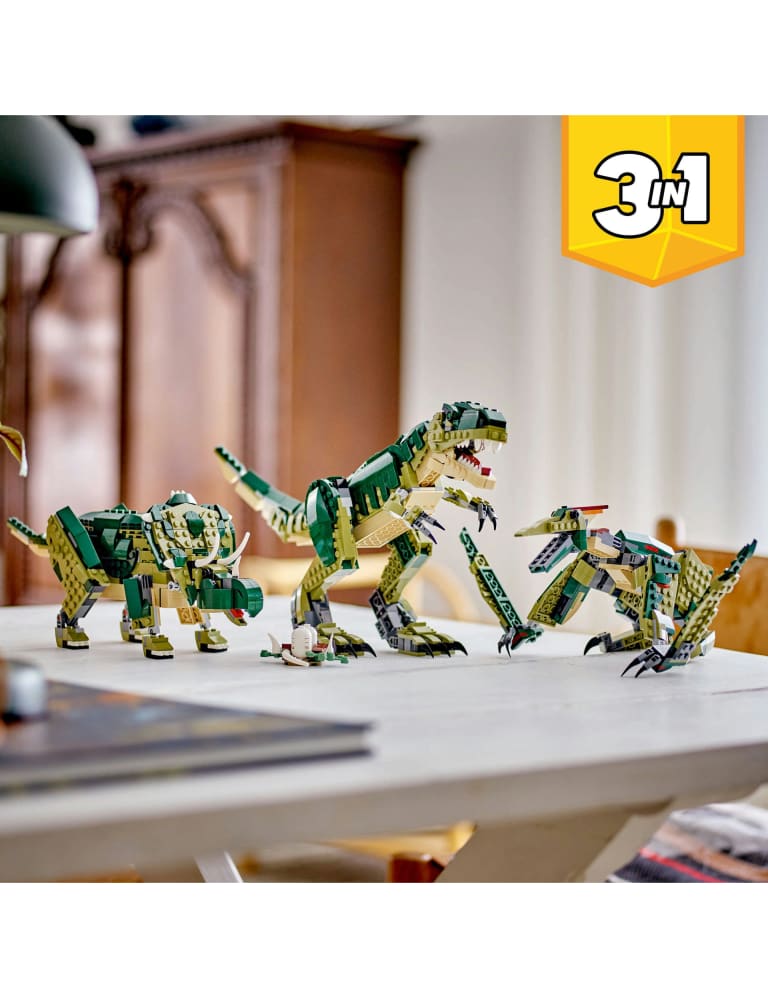 LEGO® Creator 3in1 T. rex, Dinosaur Toy for Kids 31151 (9+ Yrs) 3 of 5