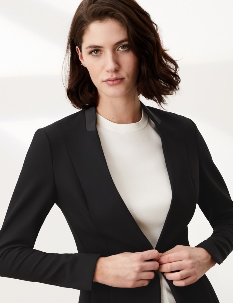 Collarless Blazer JAEGER M S IE