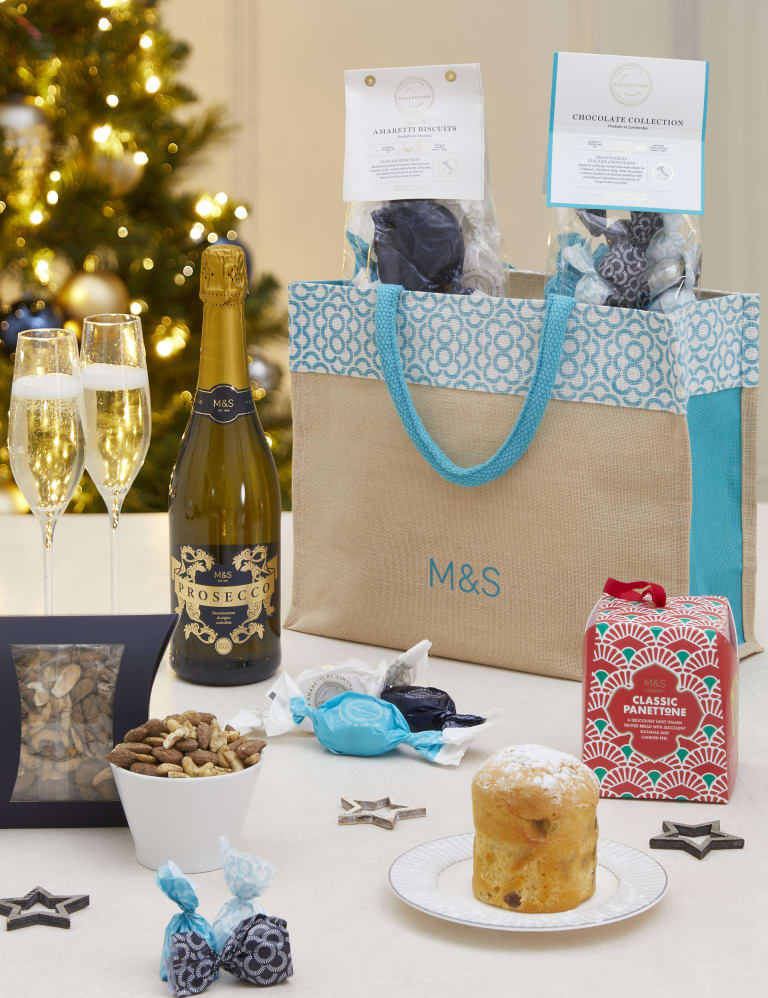 Italian Prosecco Chocolate Festive Gift Bag Collection M S
