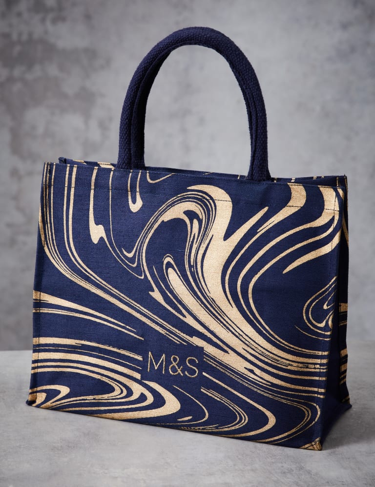 Navy Gold Juco Bag M S